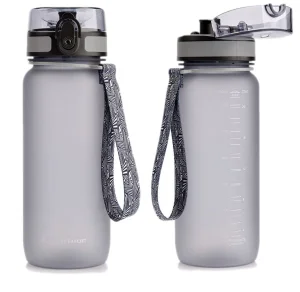 METEOR BIDON TURYSTYCZNY SPORTOWY Z UCHWYTEM 650ml SZARY