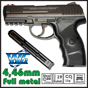 PISTOLET WIATRÓWKA CO2 W3000 FM, HK-P3000 WINGUN 4,5 mm