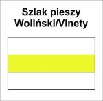 P-Y-ZKA-017, szlak pieszy żółty, Wolin PKP - Wolin Muzeum, 7,1km