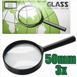 LUPA SZKŁO POWIĘKSZAJĄCE Z RĄCZKĄ 50mm