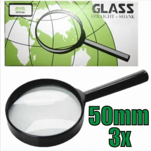 LUPA SZKŁO POWIĘKSZAJĄCE Z RĄCZKĄ 50mm