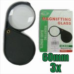 LUPA SZKŁO POWIĘKSZAJĄCE SKŁADANA 60mm