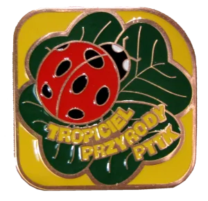 DZIECIĘCA ODZNAKA PRZYRODNICZA TROPICIEL PRZYRODY PTTK - SREBRNA