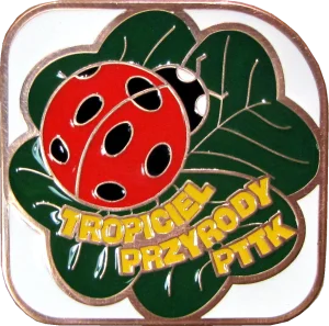 DZIECIĘCA ODZNAKA PRZYRODNICZA TROPICIEL PRZYRODY PTTK - ZŁOTA