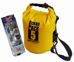 WOREK WODOSZCZELNY WODOODPORNY OCEAN 5L ŻÓŁTY