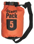 WOREK WODOSZCZELNY WODOODPORNY OCEAN 5L POMARAŃCZ