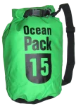 WOREK WODOSZCZELNY WODOODPORNY OCEAN 15L ZIELONY