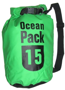 WOREK WODOSZCZELNY WODOODPORNY OCEAN 15L ZIELONY