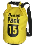 WOREK WODOSZCZELNY WODOODPORNY OCEAN 15L ŻÓŁTY