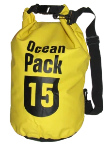 WOREK WODOSZCZELNY WODOODPORNY OCEAN 15L ŻÓŁTY