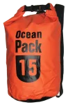 WOREK WODOSZCZELNY WODOODPORNY OCEAN 15L POMARAŃCZ