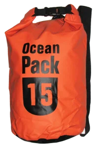 WOREK WODOSZCZELNY WODOODPORNY OCEAN 15L POMARAŃCZ
