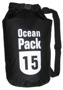 WOREK WODOSZCZELNY WODOODPORNY OCEAN 15L CZARNY