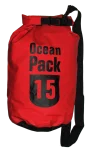 WOREK WODOSZCZELNY WODOODPORNY OCEAN 15L CZERWONY