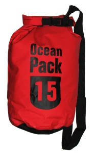 WOREK WODOSZCZELNY WODOODPORNY OCEAN 15L CZERWONY