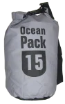 WOREK WODOSZCZELNY WODOODPORNY OCEAN 15L SZARY