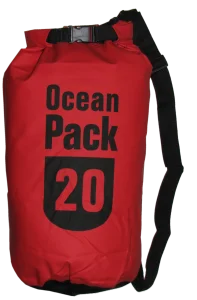 WOREK WODOSZCZELNY WODOODPORNY OCEAN 20L CZERWONY