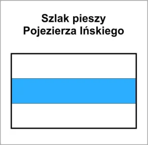 P-N-ZLO/ZST-066, szlak pieszy niebieski, Chociwel PKP - Ińsko PKS, 45,4km