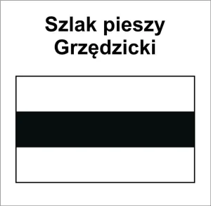 P-S-ZST-067, szlak pieszy czarny, Grzędzice PKP - Grzędzice kościół, 1,4km