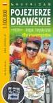 2024 MAPA TURYSTYCZNA POJEZIERZE DRAWSKIE DLA ROWERZYSTÓW 1:100000