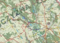 mapa Lobeliowe Jezioro i Wilczy Gród - żółty szlak pieszy -2.JPG