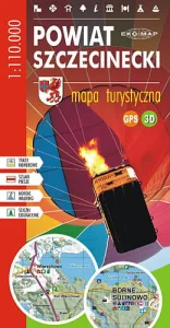 2021 MAPA TURYSTYCZNA POWIAT SZCZECINECKI GPS 3D 