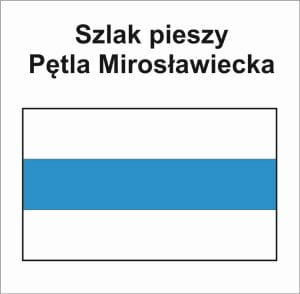 P-N-ZWA-083, szlak pieszy niebieski, Mirosławiec - Mirosławiec, 44,7km