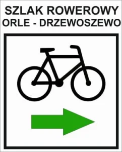 R-Z-ZWA/ZDR-307, rowerowy szlak zielony, Orle węzeł szlaków - Drzewoszewo, 35,3km