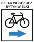 R-N-ZWA-305, rowerowy szlak niebieski "Wokół Jeziora Bytyń Wielki", Drzewoszewo - Drzewoszewo, 35km