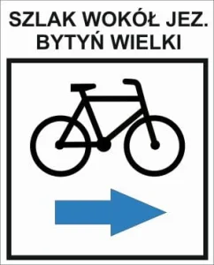 R-N-ZWA-305, rowerowy szlak niebieski "Wokół Jeziora Bytyń Wielki", Drzewoszewo - Drzewoszewo, 35km
