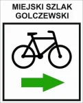 R-Z-ZKA-310, rowerowy szlak zielony "Miejski Szlak Golczewski", Golczewo-Golczewo, 4,1km