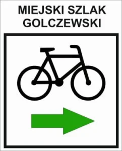 R-Z-ZKA-310, rowerowy szlak zielony "Miejski Szlak Golczewski", Golczewo-Golczewo, 4,1km