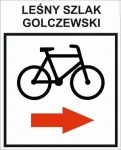 R-C-ZKA/ZGL-303, rowerowy szlak czerwony "Leśny Szlak Golczewski", Czarnogłowy-Mechowo,  29,6km
