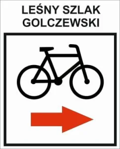 R-C-ZKA/ZGL-303, rowerowy szlak czerwony "Leśny Szlak Golczewski", Czarnogłowy-Mechowo,  29,6km