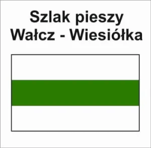 P-Z-ZWA-084, szlak pieszy zielony, Wałcz - Wiesiółka, 12,1km