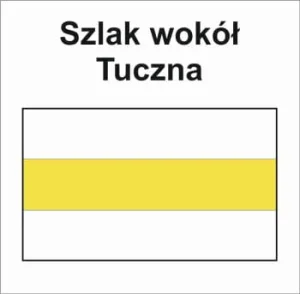 P-Y-ZWA-093, szlak pieszy żółty, Wokół Tuczna, Tuczno - Tuczno, 12,5km