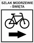 R-S-ZGL-314, szlak rowerowy czarny, Modrzewie - Swięta, 12km