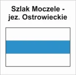 P-N-FSD-102, szlak pieszy niebieski, Moczele - Jezioro Ostrowieckie, 4,2km
