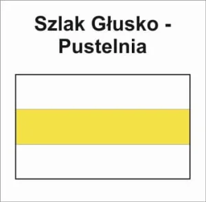 P-Y-FSD/ZCH-103, szlak pieszy żółty, Głusko - Pustelnia, 10,6km