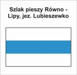 P-N-ZMY/ZCH/LB-081, szlak pieszy niebieski, Równo - Lipy, jez. Lubieszewko (dalej Lubuskie), 29,8km
