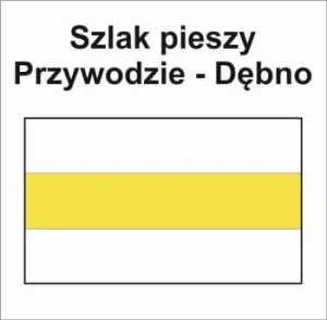 P-Y-ZPY/ZMY-126, szlak pieszy żółty, Przywodzie - Dębno, 45km