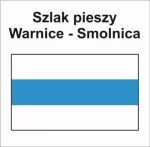 P-N-ZMY-128, szlak pieszy niebieski, Warnice - Smolnica, 11,2km