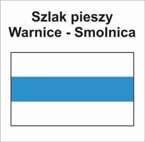 P-N-ZMY-128, szlak pieszy niebieski, Warnice - Smolnica, 11,2km