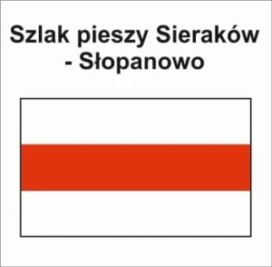 P-C-PMI/PSZ-143, szlak pieszy czerwony, Sieraków - Słopanowo, 102km