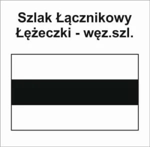 P-S-PMI-146, szlak pieszy czarny, Łężeczki - węzeł szlaków k. Nojewa, 8,8km
