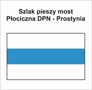 P-N-ZWA/ZCH/ZDR-121, szlak pieszy niebieski Płociczna most. Miradza - Prostynia, 43,2km