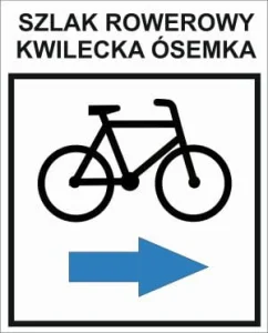 R-N-PMI-332, szlak rowerowy niebieski, Chalin - Kwilcz, 36,8km