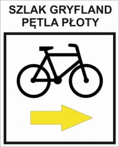 R-Y-ZGY-337, szlak rowerowy żółty Gryfland, Płoty - Płoty, 20,5km