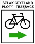 R-Z-ZGY-338, szlak rowerowy zielony Gryfland, Płoty - Trzęsacz, 55,2km