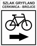 R-S-ZGY-340, szlak rowerowy czarny Gryfland, Cerkwica - Brojce, 23,7km